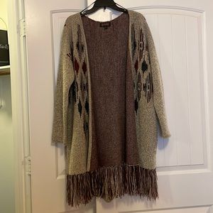 Shyanne Aztec Fringe Cardigan